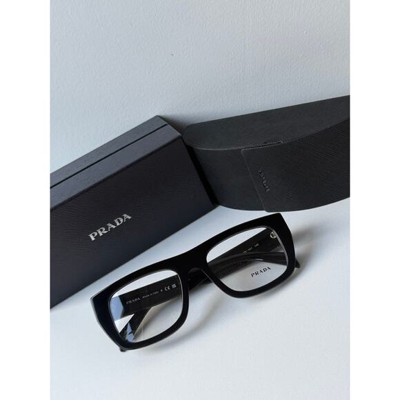 NEW Prada PR A17V Eyeglasses Frames in Black main image 5